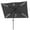 Gris Foncé, variante sur Outsunny Parasol de Patio 6,5 Pieds x 10 Pieds Parasol de Marché, Lumières DEL, Gris Pâle
