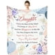 thumbnail image 1 of LHSHID Daughter Gifts Gifts For Throw Blankets From Mom Birthday Adult DaughterBirthday Gift Ideas Mothers Day Wedding Christmas 40"x50", 1 of 9
