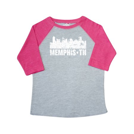 

Inktastic Memphis city Skyline with Grunge Gift Toddler Boy or Toddler Girl T-Shirt