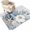 Gray, variant on Coastal Fall Area Rugs 4'x6', Washable Small Throw Rugs for Office Bathroom, Thanksgiving Blue Pumpkins Starfish Coral Indoor Outdoor Rug Non-Slip Low Pile Carpet Runner Reversible Floor Mats