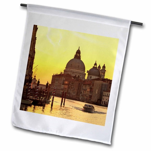 3dRose, San Maria Del Giglio, Grand Canal Venice Italy - EU16 SWS0039 - Stuart Westmorland, 12 x 18 inch Garden Flag