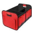 thumbnail image 4 of Organizador de almacenamiento para maletero de coche, organizador de múltiples compartimentos para coche Rojo, 4 of 9