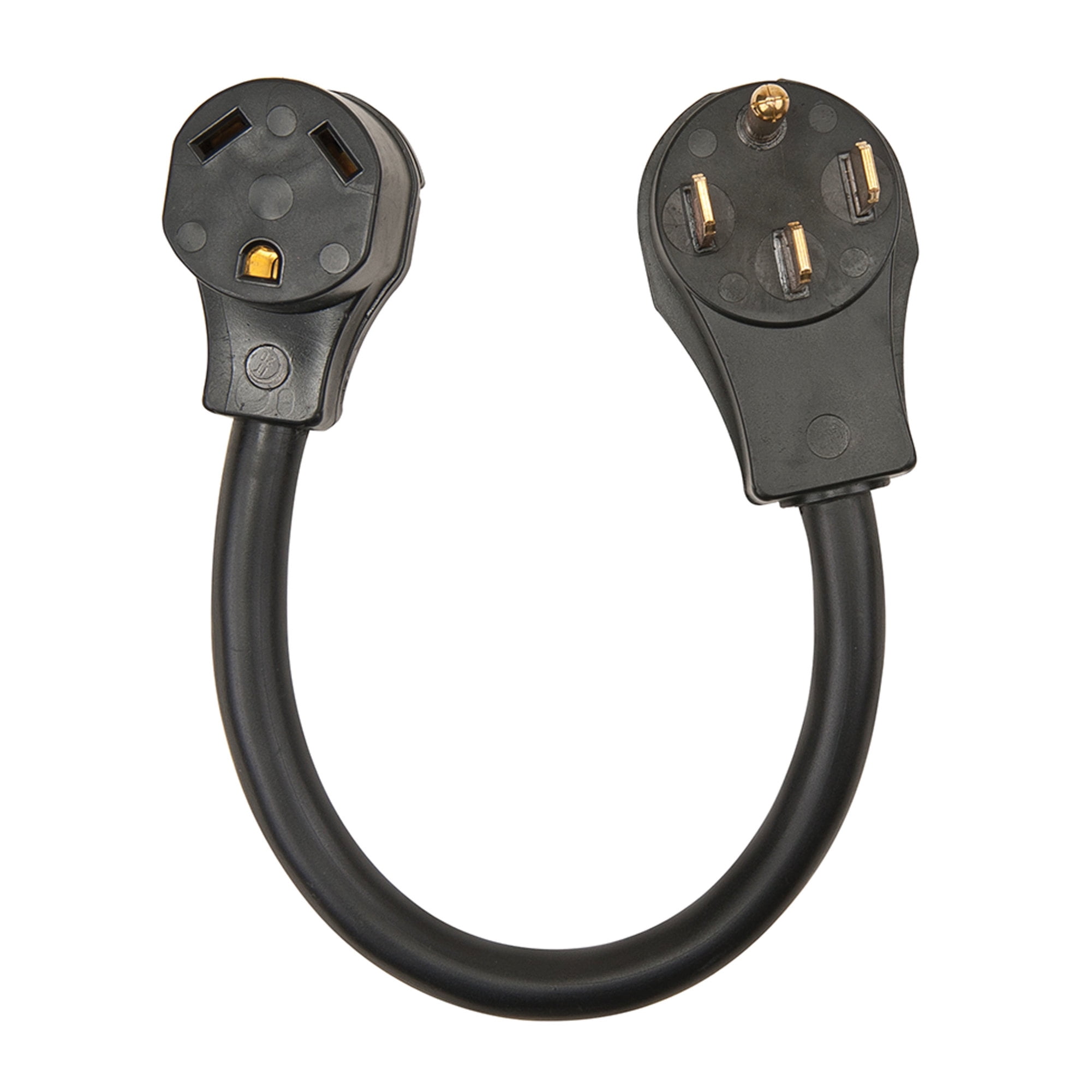 Southwire 50AM30AF18 Surge Guard RV Power Cord Adapter - 50A Male to 30A Female, 18" 10/3 Cord, 120V