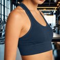 thumbnail image 5 of Rhuody Women'S Tank Tops Racerback U Neck Sports Cropped Tanks Wire Free Built In Bra Soft Layering Tops For Yoga Gym Trend Clothing 6Xl Pink, 5 of 7
