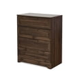 thumbnail image 5 of 4 Drawer Dresser with Handles, Accent Cabinet for Living Room, Entryway and Hallway, Dark Brown, 5 of 14