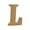 L, variant on Wooden Alphabet Letters for Wedding Birthday Party Home Desktop Ornament White Wood Wall Art Decoration