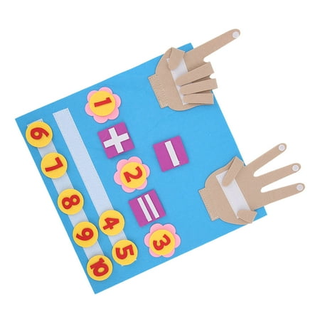 

Toddler Busy Board Number Busy Board Autism Training Thick Felt For Training
