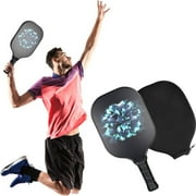 Graphite Pickleball Paddle with 2 pickle balls Carbon Fiber Pickleball Racket Honeycomb Composite Core Pickleball Set