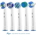 thumbnail image 3 of Replacement Brush Heads Compatible with Oral B Braun –20 Pack of 4 Sensitive, 4 Floss, 4 Precision, 4 Cross, 4 Polishing- Fits Oralb Electric Toothbrush 7000 Pro 1000 9600 Kids Action Etc., 3 of 8