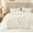 07 Beige, variant on Fluffy Comforter Set King Size - Super Soft Faux Fur Stripe Jacquard Comforter 3 Pieces, Light Gray Fleece Bedding Set,Winter Warm Bed Set,1 Comforter with 2 Pillowcases