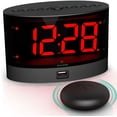 thumbnail image 1 of Reloj despertador ANJANK extra ruidoso con agitador de cama, 1 of 2