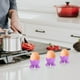 thumbnail image 5 of WORGEOUS Tazas de silicona para huevos, soportes creativos para huevos cocidos para el hogar, 8 Uds., 5 of 8