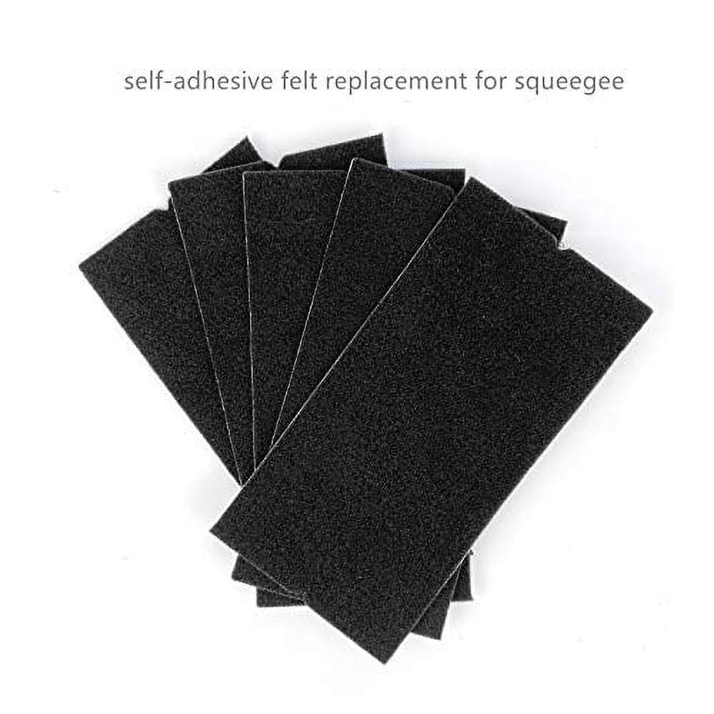 5M/Roll Black Felt Tape For Squeegee With Self Adhesive Glue Replacement  Fabric Felt Edge For Scraper Car Wrap Tools A08-5M - AliExpress