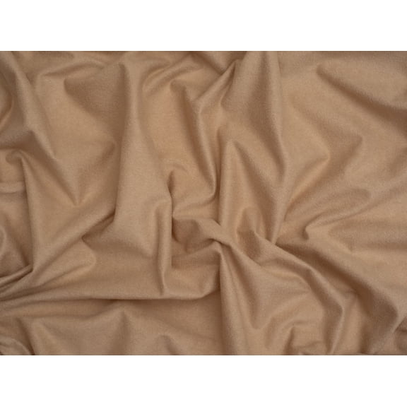 Minerva Core Range Faux Suede Suedette Fabric Beige - per yard