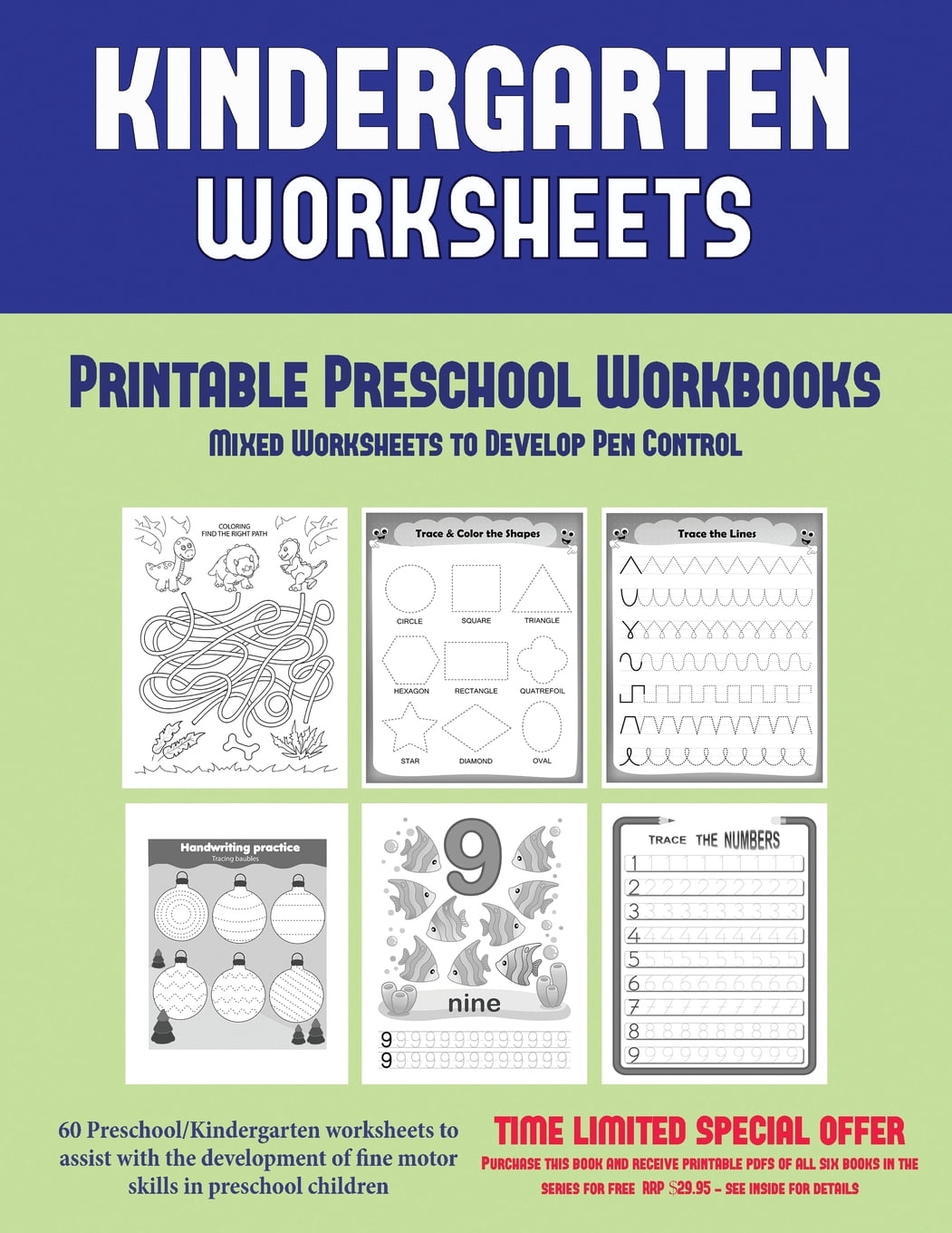 Printable Preschool Workbooks Printable Preschool Workbooks Mixed Worksheets To Develop Pen 
