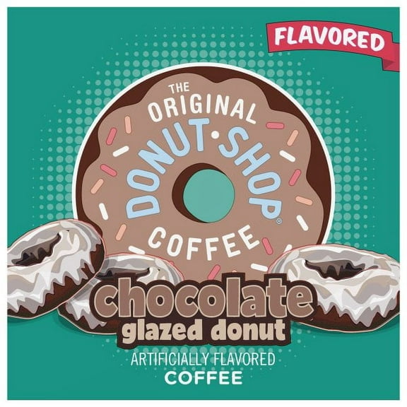 Keurig The Original Donut Shop Chocolate Glazed Donut K-Cups - 12 Pods - Medium Roast Coffee
