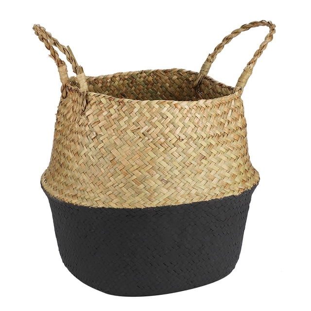 Cesta de pastos marinos, cesta plegable de pastos marinos, cesta de pastos marinos de flores, decoración de cesta de pastos marinos, rendimiento lleno de energía