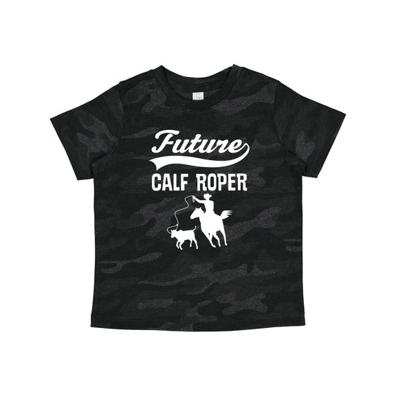 Inktastic Calf Roping Rodeo Future Cowboy Boys Toddler T-Shirt