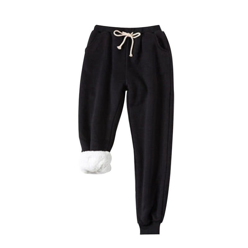 Warm Fleece Sweatpants Trousers Casual 