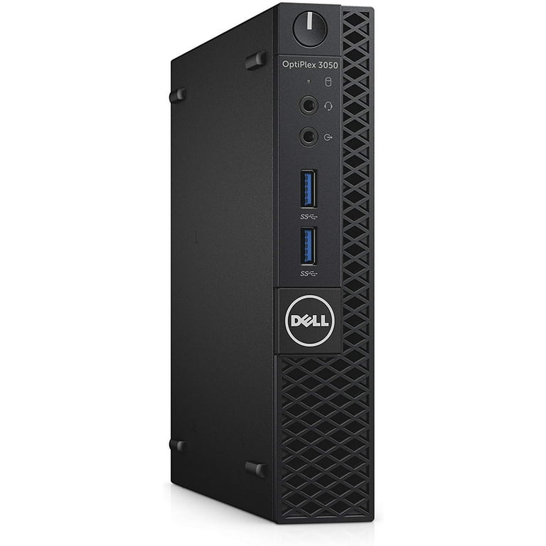Dell CFC5C OptiPlex 3050 Micro Form Factor Desktop Computer, Intel Core  i5-7500T, 8GB DDR4, 256GB Solid State Drive, Windows 10 Pro