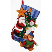 Tree Trimming Stocking Felt Applique Kit