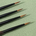 thumbnail image 2 of Kolinsky Nail Brush with Sandalwood Handle for Acrylic and UV Gel Painting Crystal Manicure Tool G-B546, 2 of 5