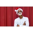 thumbnail image 4 of 9-Pack: Christmas Themed Kids Two-Layered Reusable Face Mask With Adjustable Ear Loops-OLDSKU, 4 of 4
