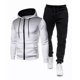 thumbnail image 4 of Sudadera Hoodie Con Cierre Y Gorro Moda Slim Fit, 4 of 8