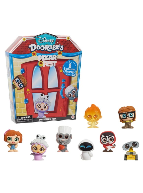 Disney Doorables Pixar Fest Collection Peek, Officially Licensed Kids Toys for Ages 5 Up, Gifts and Presents