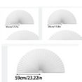 thumbnail image 6 of Arch Window Pleated Blinds Half Circle Window Shades Cordless Non-Woven Self Adhesive Shades Half Moon Round Window Cover Easy to Cut & Install, 6 of 6