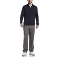thumbnail image 2 of Ben Hogan Men's & Big Men's Performance Long Sleeve Midweight Argyle Golf 1/4 Zip Sweater, Sizes S-5XL, 2 of 4