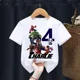 thumbnail image 3 of Camisetas de cumpleaños para niños de 2, 3, 4, 5, 6, 7, 8 y 9 años, ropa para niños con nombre personalizado de Marvel Avengers, camiseta para fiesta de cumpleaños de superhéroes para bebés, 3 of 5
