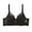 Black, variant on Fesfesfes Women Lace Wireless Bra Underwear Gathered Bra Sport Bras for Women