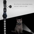 thumbnail image 4 of MJSHUN Airtag Cat Collar Breakaway, Reflective Kitten Collar with Apple Air Tag Holder and1 Bell for Girl Boy Cats, High Visibility Night Strip, Adjustable Nylon Collar and Lightweight, 4 of 9