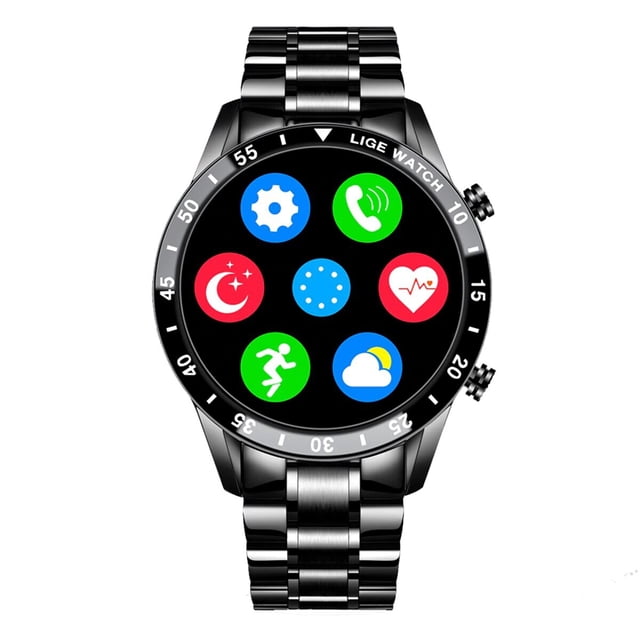 Reloj Inteligente Fralugio BW220 Pantalla HD Monitor Cardiaco Lujo
