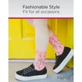 thumbnail image 5 of MeMoi Cactus Bamboo Blend Crew Socks - Womens - Female, One Size, Confetti Pink, 5 of 10