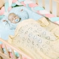 thumbnail image 3 of Baby Knitted Newborn Swaddle Wrap Stroller Blankets Soft Infant Bedding Quilt, 3 of 9