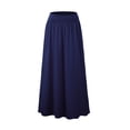 thumbnail image 2 of Doublju Women's Flowy Flared Comfy Maxi Skirt (Plus Size Available), 2 of 4