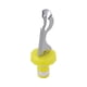 thumbnail image 5 of Injueey Disfrute de su vino favorito en cualquier momento y en cualquier lugar con copas de vino Tamaño portátil Copas de vino de plástico amarillo y blanco 1 2Conjunto, 5 of 6
