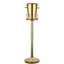 Champagne & Wine Bucket with Stand - Stainless Steel Ice Bucket - Bar/Restaurant