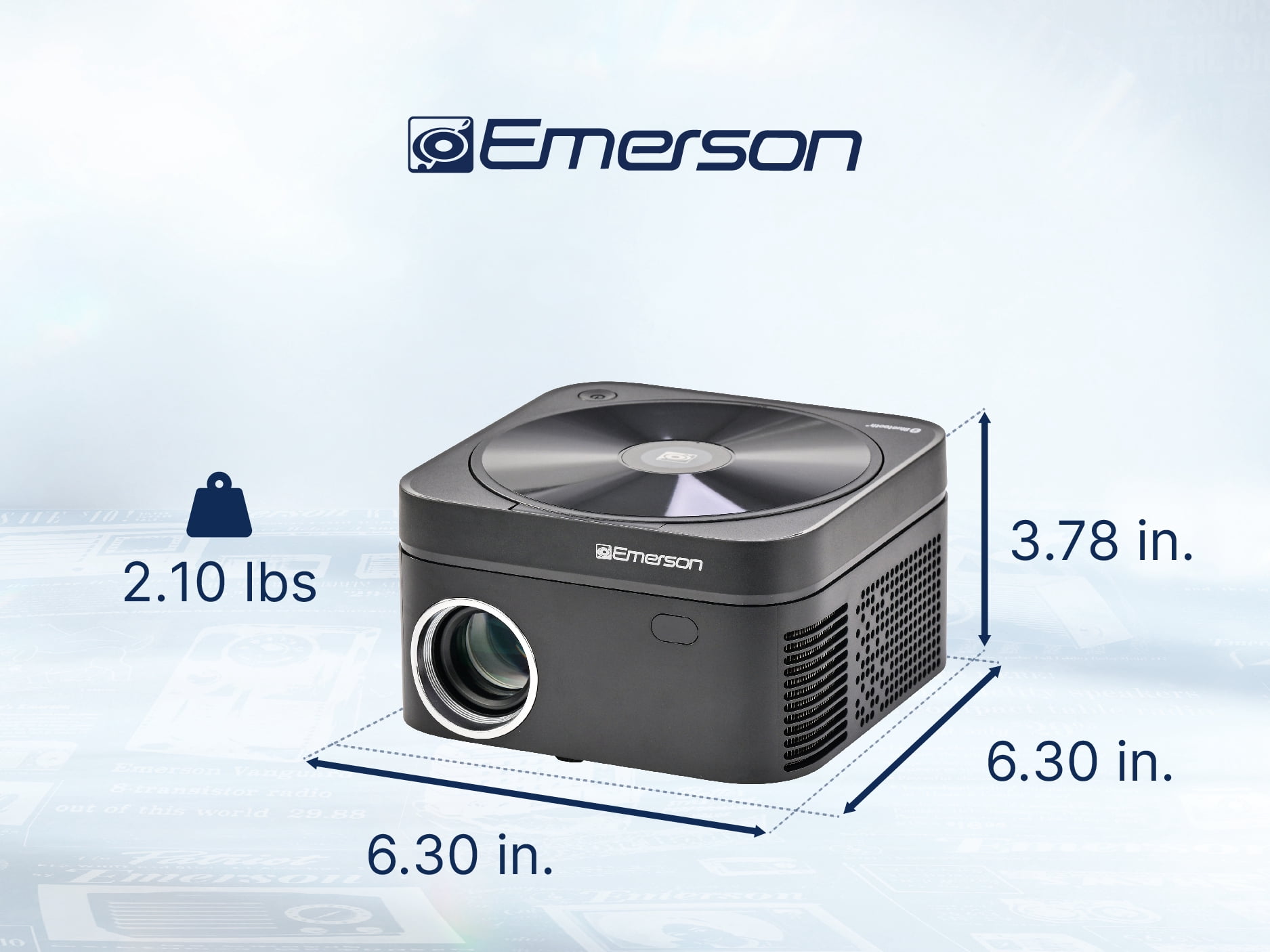 Emerson EVP-2502 120-Inch Home Theater LCD Projector with Built-In DVD Player