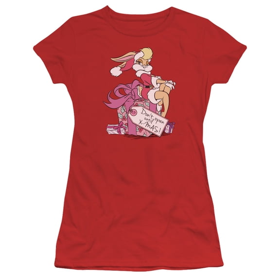 Looney Tunes Lola Present S/S Junior Women's T-Shirt Sheer Red