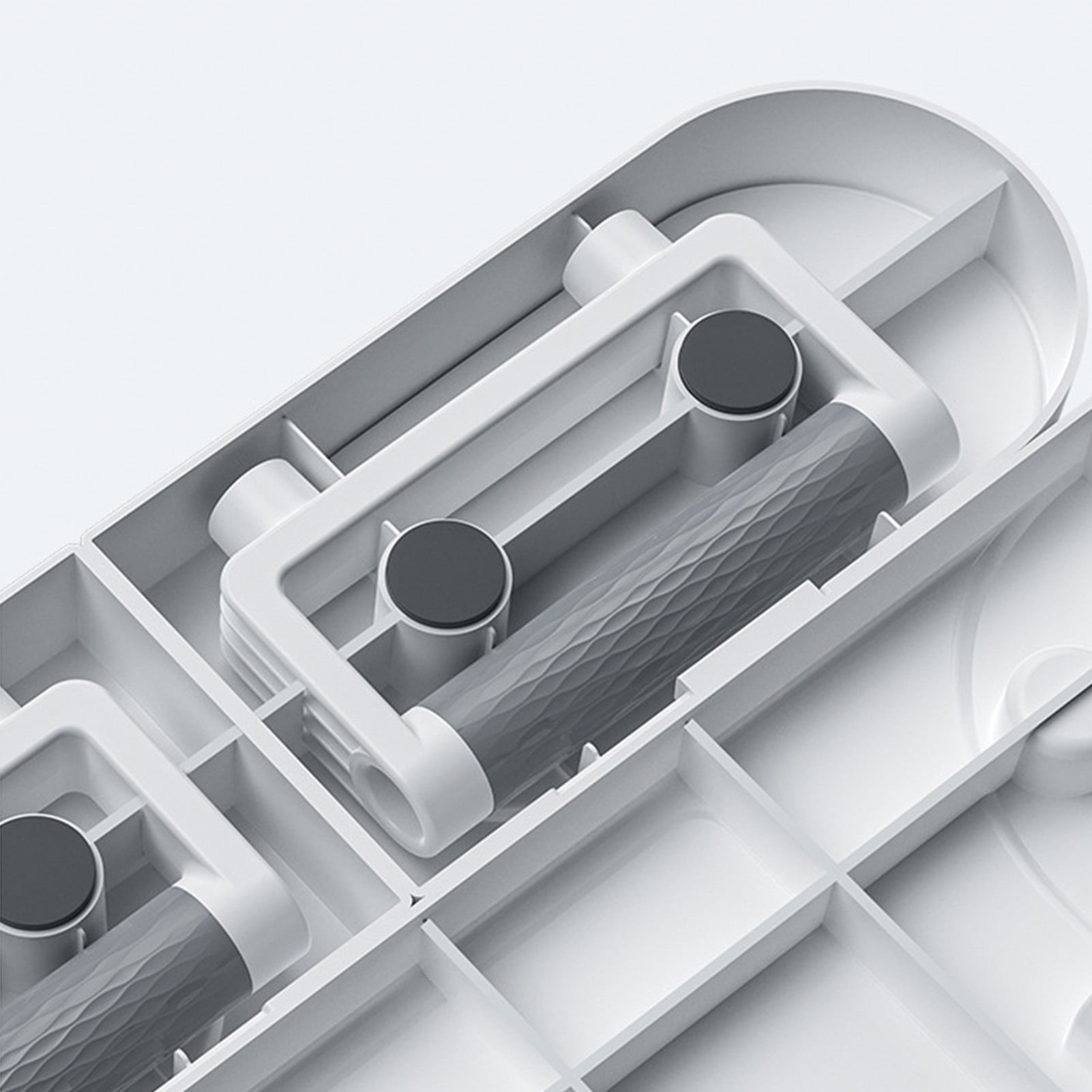 Plancheur Multifonction Avec Minuterie – Entraîneur Abdo Ergonomique Réglable En Angle, Antidérapant (Blanc)