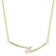 thumbnail image 1 of Collar de clavícula de perlas para mujer, colgante de perlas de doble barra de plata dorada Nec, 1 of 5