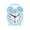 Blue, variant on Double Bell Kids Alarm Clock, Classic Analog Design to Teach Children Time Management
