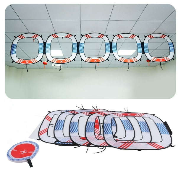 Puertas De Carreras Para Drones RC, Fácil Almacenamiento, Diversión, Drone RC, Puerta De Cruce Voladora, Alambre De Acero Con Memoria Desmontable De 850 Mm Para Competición