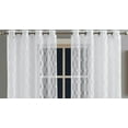 thumbnail image 4 of Warm Home Designs 96 Inches Modern Sheer White Curtains for Living Room or Bedroom. GI White 96, 4 of 5