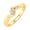 Yellow, variant on 1/5 Carat Channel Set Solitaire Diamond Engagement Ring Band in 14K White Gold (Ring Size 4)