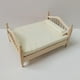 thumbnail image 5 of Cama de casa de muñecas,Casa de muñecas de madera Cama doble Casa de muñecas en miniatura,Cama de muebles en miniatura para casa de muñecas 1:12,Muebles de dormitorio en miniatura de madera, 5 of 8