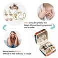 thumbnail image 4 of Dinosaur Travel Portable Square Earring Organizer with Necklace Holder - Jewelry Box, Display Case - Store Rings, Earrings, Necklaces, Bracelets - Suitable for Girls and Women, 4 of 6